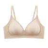 Modal invisible seamless thin small breasts gathered anti-sagging round small buds no steel ring bra