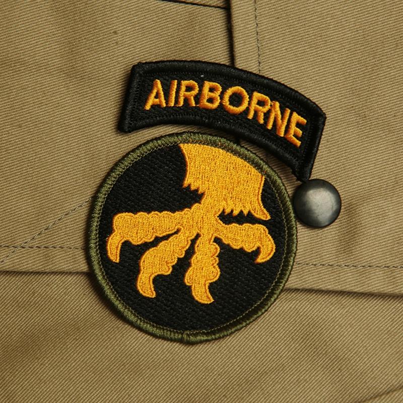 

Вышитый значок десантника США времен Второй мировой войны M65/M43/M42 на куртке