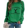 Women's Graphic Crew Neck Sweatshirt Long Sleeve Loose Casual Western Pullover