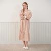 Lunaluz Women S Long Sleeve Square Neck Marmalade dreSS