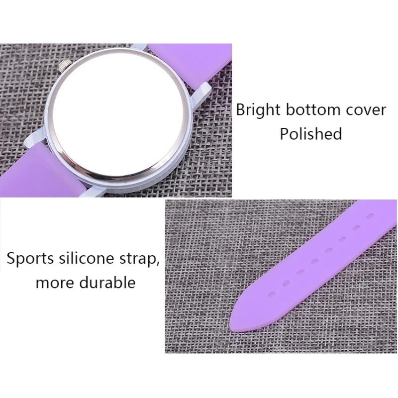 CQ71 Simple and Fresh Women Watch Fashionable and Casualsilicone Tapequartz Watch Elegant Clock Gift Watches for Woman