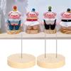 24 Pcs Double Needle Dolls Stand Crochet Dolls Holder Wood Crochet Dolls Stand Action Figure Stand