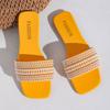 New Women'S Flat Bottom Sandals Summer New Style Beaded Rhinestone Shoes Womens Outdoor Fashion Slippers