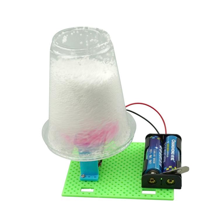 Electric Static Snow Experiment Diy Handmade Teaching Aids Technology Small Production Kindergarten Students Stem Maker Materials