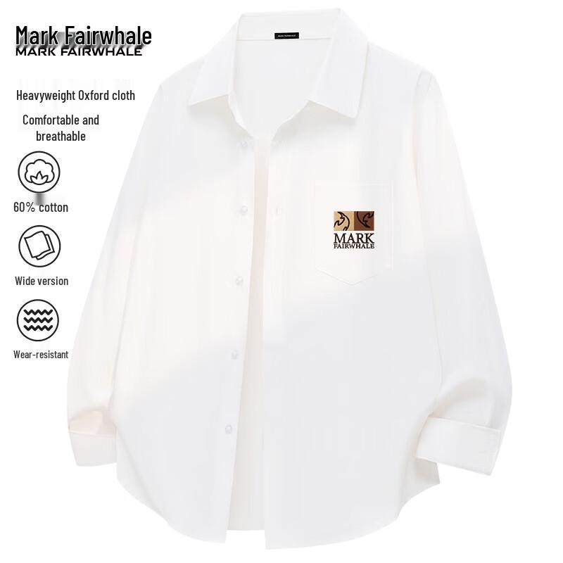 Mark Fairwhale Men s Premium Oxford Casual Long-Sleeve Shirt M