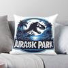 Jurassic Park Square Pillowcase Polyester Linen Velvet Pattern Zip Decor Pillow Case Home Cushion Case X