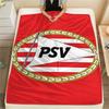 PSV Logo Print Flanelldecke, Hohe Qualität, Bequem für alle Jahreszeiten, Heimdekoration, Wärme und Komfort