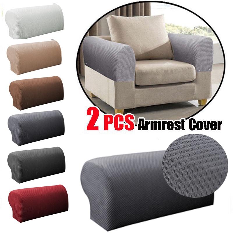 2pcs/set Non-skid Armchair Slipcovers Keep Your Armrests Pristine Longer