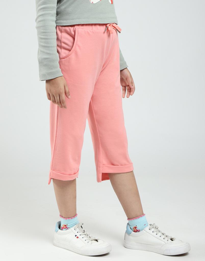 MONTE CARLO Girls Solid Regular Fit Capri