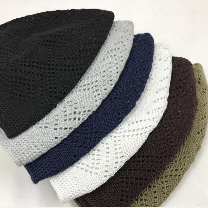 Buy Men Skull Cap Muslim Islamic Prayer 
