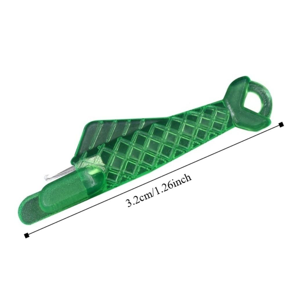 10PCS Fish Type Mini Needle Threader Plastic Automatic Thread Changer Professional Tailoring