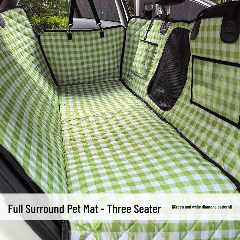 Anti-Dirty Dog Car Seat Cushion & Mat - Pet Bed for Rear Seat