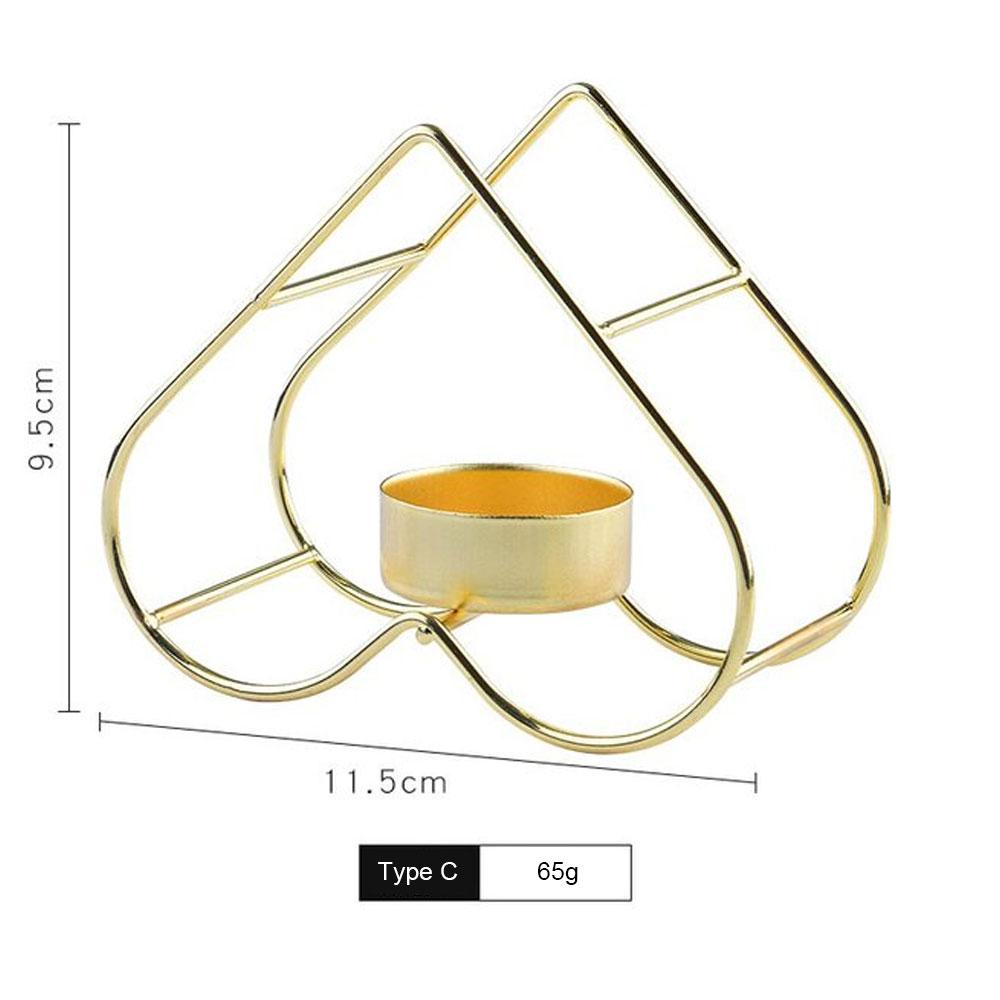 Electroplating Golden Candle Holders Wedding Decoration Accessories Candlesticks For Candelabro Centerpiece Vintage Living Room
