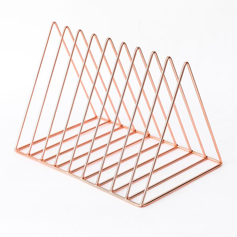 Metal Holder Multifunction Stainless Steel Mobile,Photos,Books,Magazines Storage Display Stands Office Desk Decoration