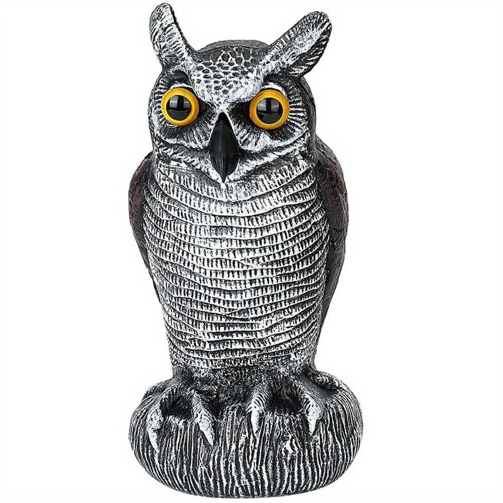 

Large Size Owl Decoy Plastic Pest Control New Bird Deterrent 2