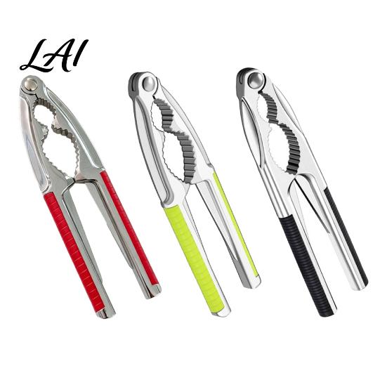 Heavy Duty Nutcracker Nut Crackers for All Nuts Pecan Durable Shelling Tool Walnuts Multi-purpose Seafood Shell Opener with Non-Slip Handle Hard