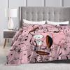C-Courage Cane Codardo Stampa Coperte Calde Moda Peluche Coperta Plaid Per Divano Sedia Divano Letto Flanella Copriletto Copriletto
