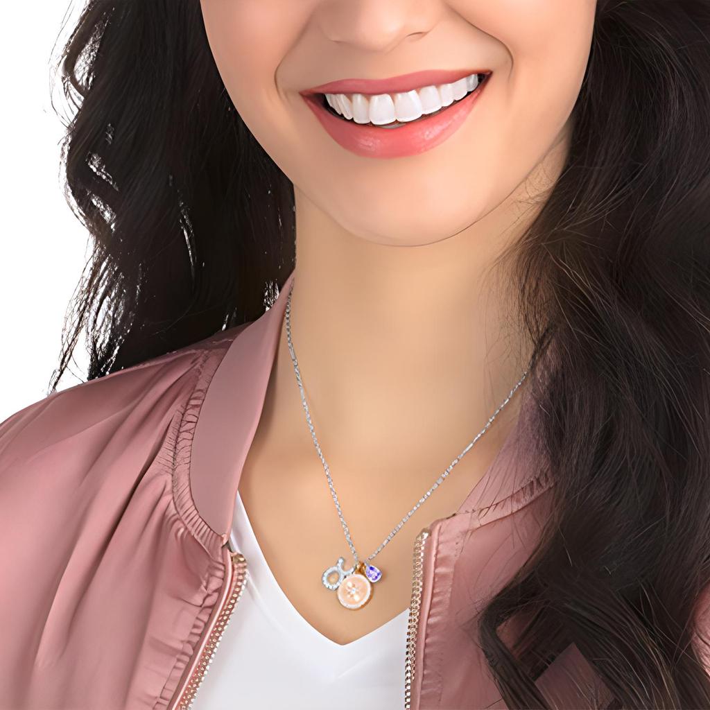 Swarovski Zodiac Serie Anhänger Stier Violette Halskette Damen Halskette 5349223