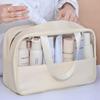 Portable Travel Cosmetic Bag Women Transparent Makeup Bags Large Capacity Bath Wash Bag Multifunction Waterproof Storage Case
