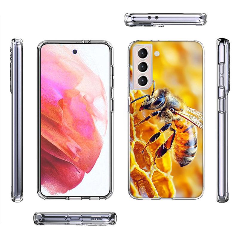 Bees and Honey in the Honeycomb Phone Case For Samsung A16 A26 A36 A56 A17 A15 A25 A35 A55 A14 A24 A34 A54 A04S A05S Galaxy Note