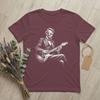 Unisexs TShirts Abraham Lincoln Playing Electric Guitar Funny Vintage Cotton Tee Short Sleeve T Shirts Crewneck Merch Printing