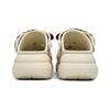 Crocs Crush Clog Young Girl Casual Temperament Princess Style Hole Shoes Women's Bone White