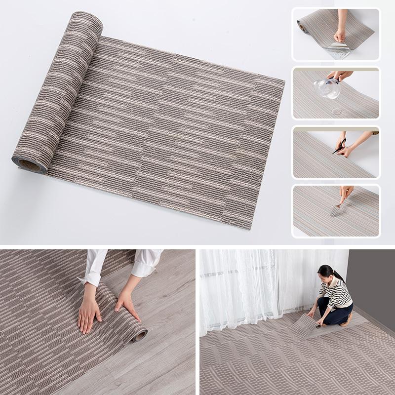 

Retro Stripes PVC Self-adhesive Wall Sticker,Floor Sticker,Suitable for Bedroom,Kitchen,Office Background Wall Indoor Floors (as the picture,40CMX2.8M)