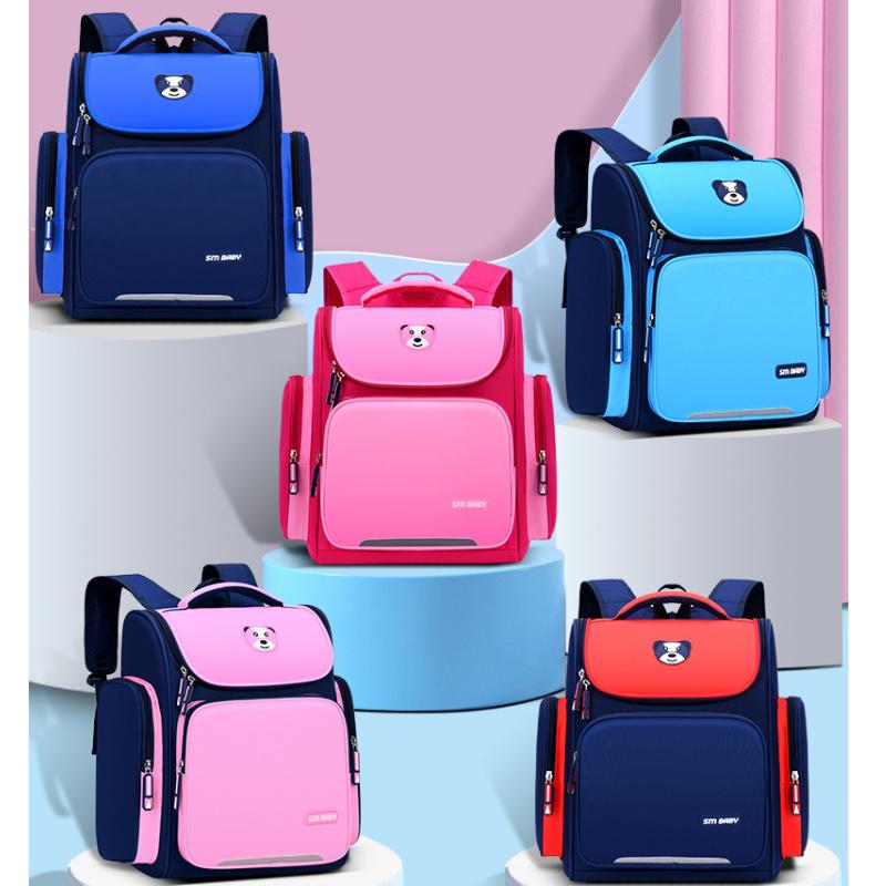 Wasserdichte Cartoon-Schultaschen für Mädchen und Jungen Kinder-Reiserucksäcke Grundschulrucksäcke Orthopädische Schultaschen