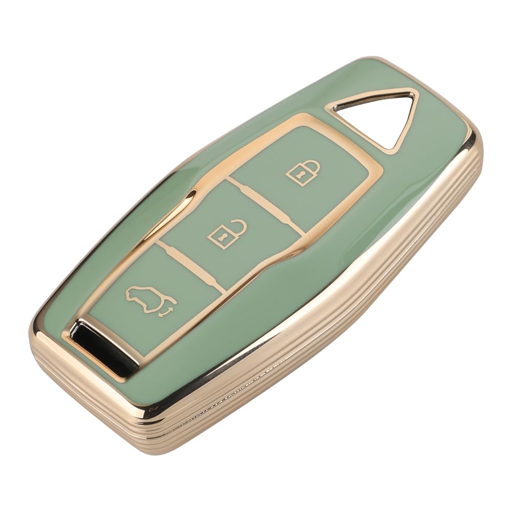 Kinotaka Outlander Smart Key Case for Mitsubishi New Outlander PHEV 2022 Gn0w Professional Design Key Holder, Green