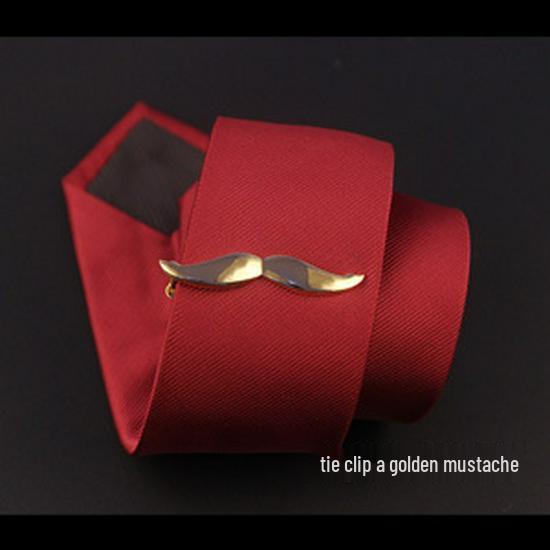 Men's Stylish Silver & Gold Tie Clip Set - Modern, Sleek Designs
