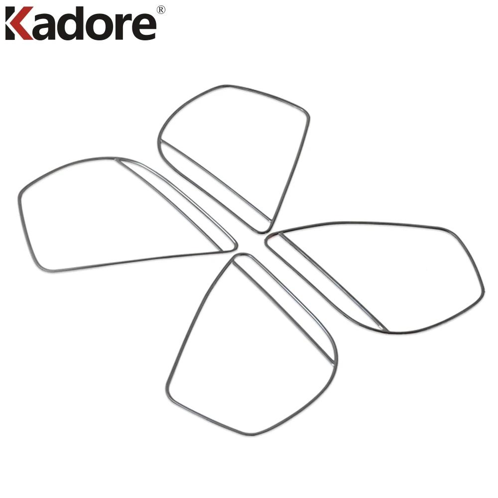 

Car Inner Door Speaker Cover Trim For Kia Rio 4 X-line 2018 Steel Inteiror Door Audio Loud Speaker Frame Trims Accessories Steel Black