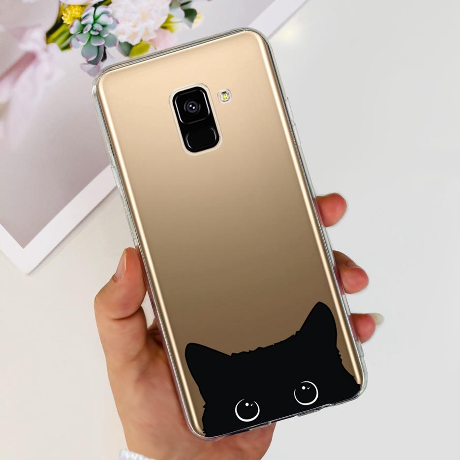 For Samsung Galaxy A8 2018 Case SM-A530F New Fashion Painted Cover Soft Silicone Phone Case For Samsung A8 Plus A8+ A730F Bumper