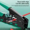 Heavy Duty Networking Cable Crimper Wire Crimping Tool Rj45 Rj11 Wire Stripper Comfortable Grip, Efficient Cutting