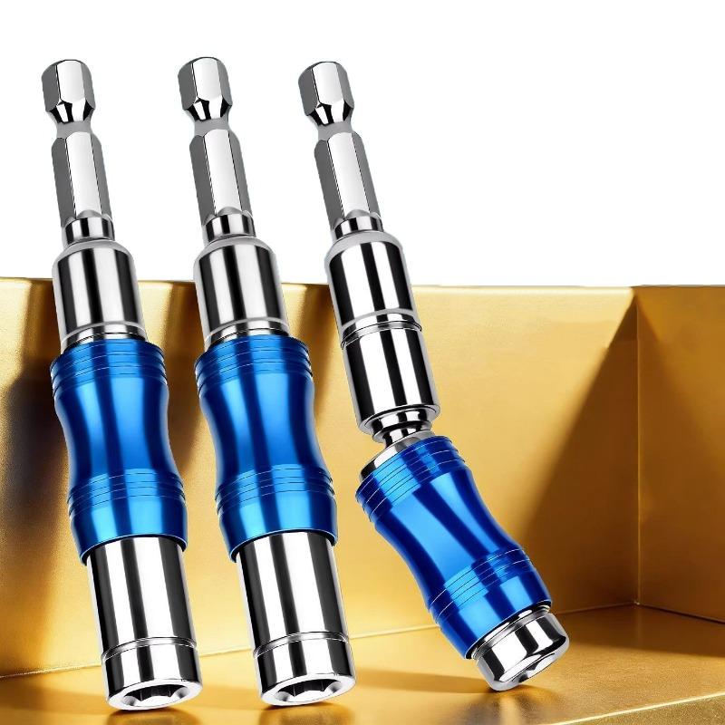 Magnetic Swiveling Drill Bit Holder Hexagonal Drive Guide Screw Extension Rod Drill Tip Power Handle Quick Rod Release Tools