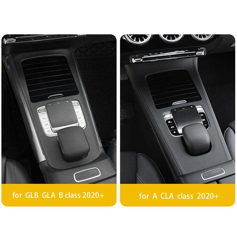 Panou de bord central stil piele, capac, panou de ornamente, cadru pentru Mercedes Benz Clasa A B CLA GLA GLB W177 W247 C118 X247 H247