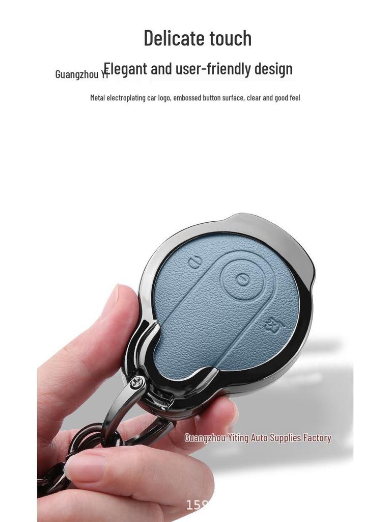 Cute Horse Key Cover for 2026 Bestune Pony - Yueyi 03/07 Metal Shell with Buckle