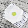 Hexagonal Irregular White Plate: Versatile Tableware for Fruit, Rice, Steak, Snacks, Desserts, and Vegetables