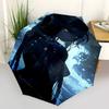 Avatar Jungle Adventure: Automatic Opening/Closing Umbrella with Foldable Design and Iron Frame Perfect Gift for Fans, Travelers, and Daily