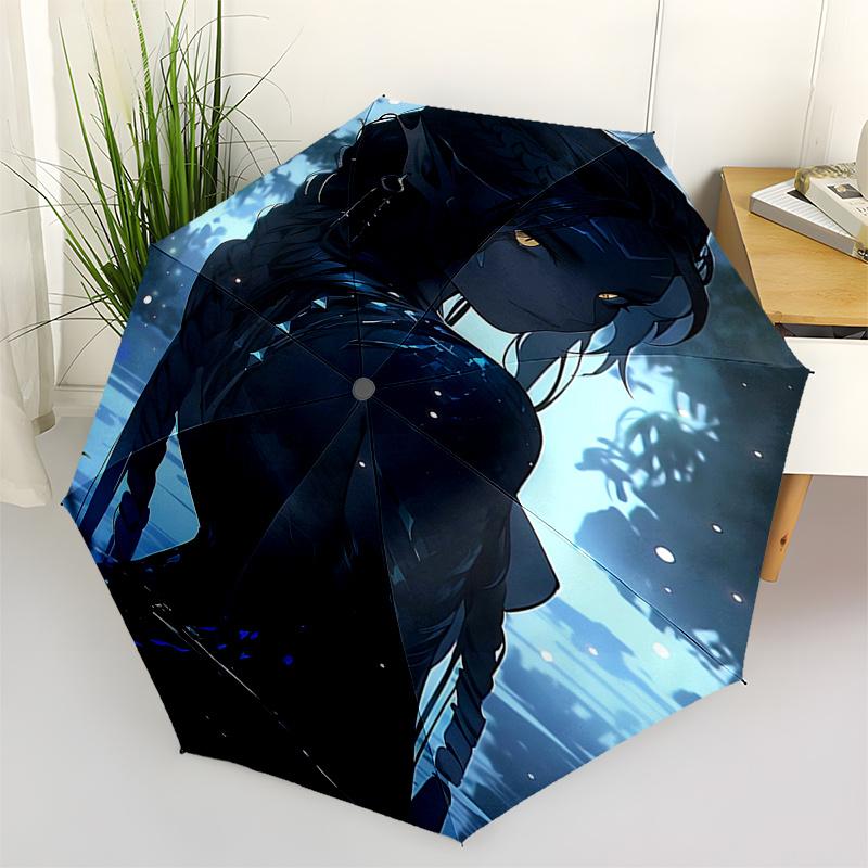 Avatar Jungle Adventure: Automatic Opening/Closing Umbrella with Foldable Design and Iron Frame Perfect Gift for Fans, Travelers, and Daily