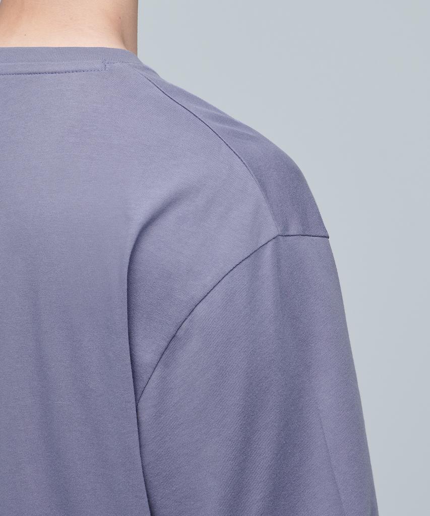 MUSINSA STANDARD Relaxed Fit Crew Neck T-Shirt 2 [Purple Grey]