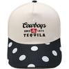 Cowboys & Tequila Cappellino da camionista Ricamo sulla visiera Abbinamento colori vintage Berretto da baseball Maschio Femmina Casual