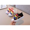 Child Boy Girl Canvas Hook Loop Flat Rainbow Shoes Spring Leisure Kids Non-slip Comfort Sneakers Shoe Toddlers Tennis Shoes