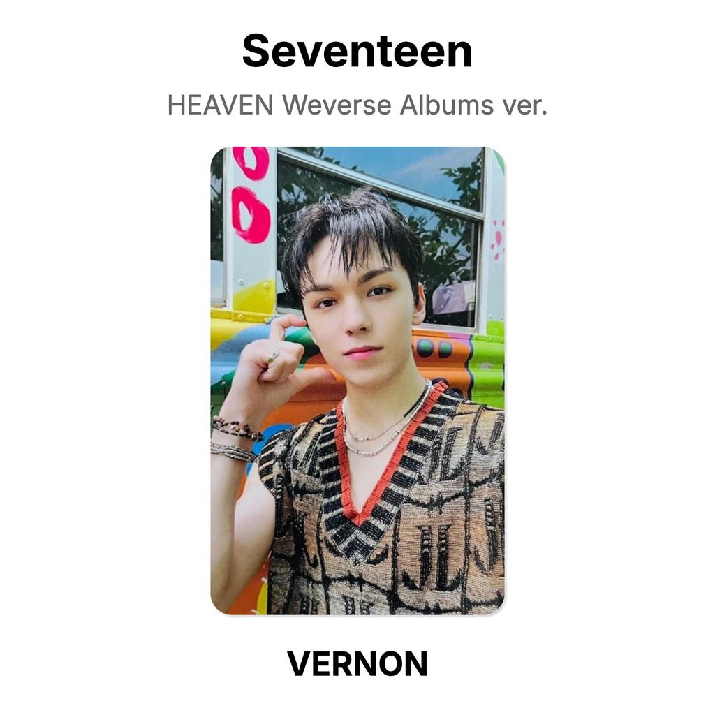 Seventeen HEAVEN Weverse Albums ver. Official Photocard