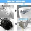 Flexible Silicone Toilet Brush 360° Rotation Long Handle Wall Mounted
