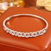 European and American Exquisite Copper Micro-buckle Bracelets with High-end Design Open-ended Bracelets