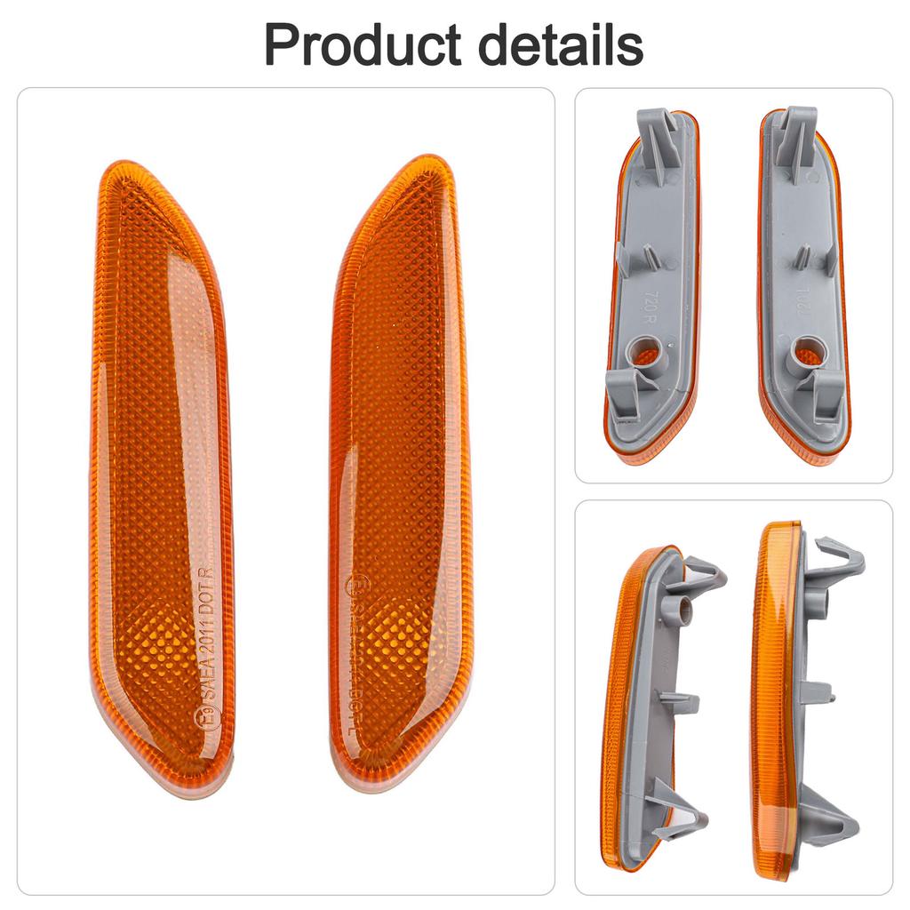 Front Side Marker Blinker Light Housing for MINI For Cooper For R60 Countryman 2011 2016 Direct Fit Replacement