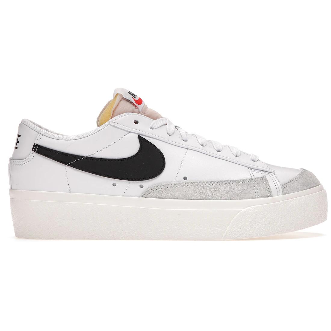 

Кроссовки Nike Blazer Low Platform Белые Черные (Женский)(DJ0292-101) 41