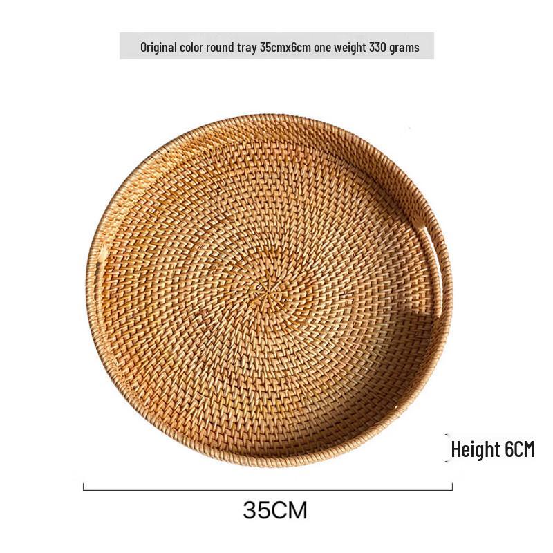 Handmade Rattan Storage Basket