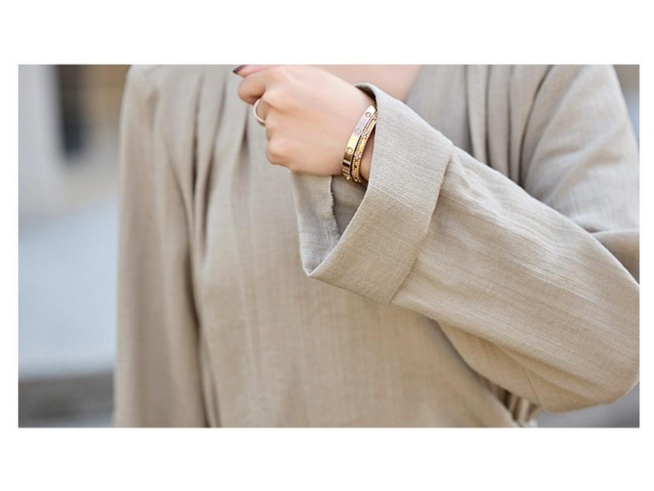 Women's Spring 2025 Casual Set: Coat & Wide-Leg Pants (HE5013)