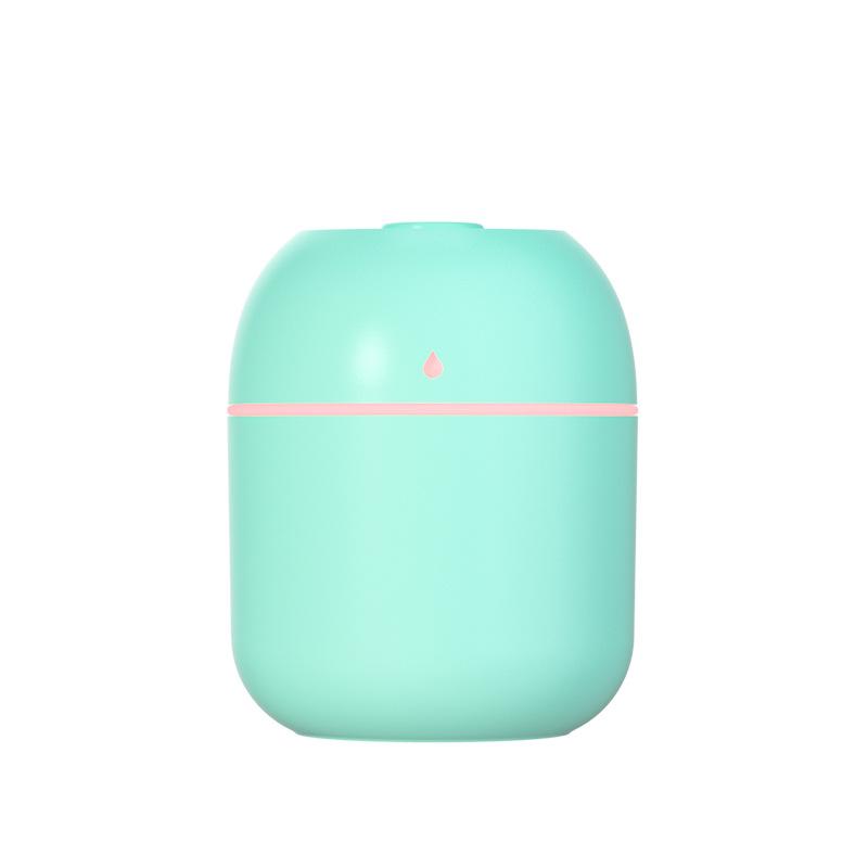 ABS Spray Bottle 220ML Small Air Humidifiers for Home with 1M USB 6-10H Spray Diffuser Aroma Essential Mist Maker Colorful light